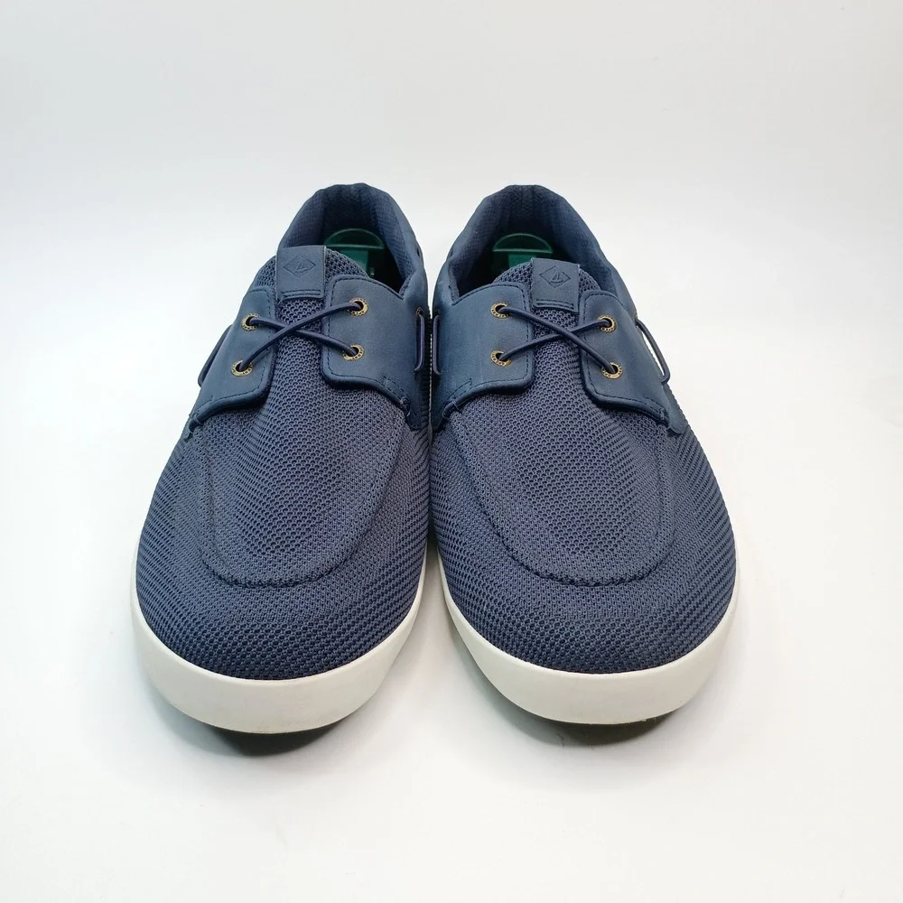 Sperry Bahama II‎ Knit Mens Boat Shoes Navy Blue Sneakers 109155 Size 13